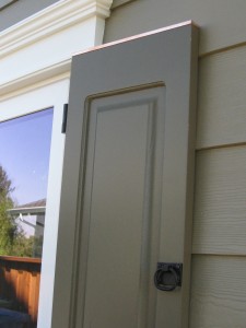 Detail photo of the exterior shutters Detail photo of the exterior shutters