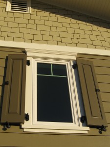 Raised panel exterior shutters
